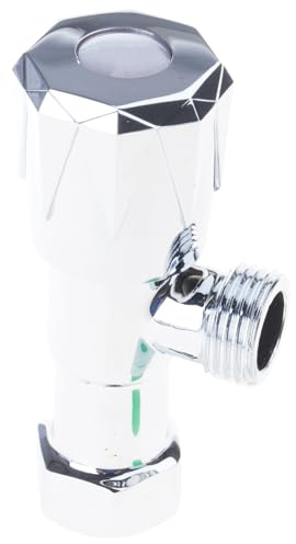 Valvole di arresto dell'acqua in ottone da 1/2 angolo di rotazione per impianti idraulici caldo/freddo ad angolo in ottone