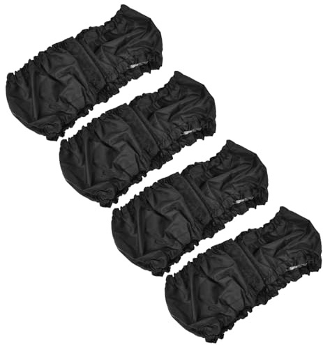 Fdit Kinderwagen-Zubehör, Schmutzabweisende, Staubdichte Radabdeckung für Kleine und Große Räder, 4er-Set (Kleine Radabdeckung (4er-Pack))