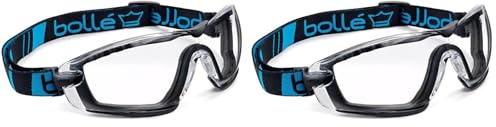 Bolle COBFSPSI Polycarbonate Cobra Spectacles with Anti-Scratch and Fog Lens, Clear