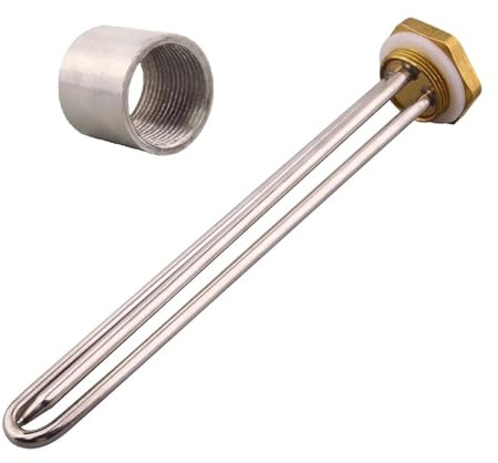 Calentador De Agua De 220 V Con Sonda De Tubo DN32/1,25, Resistencia De Inmersión De 1 KW, 1,5 KW Y 2 KW.(With Accessories,2kw)