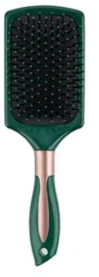 Gerade, glatte Paddel-Haarbürste, großer Friseur-Haarbürste aller Art, Styling-Kamm for Damen und Herren(Green-C)