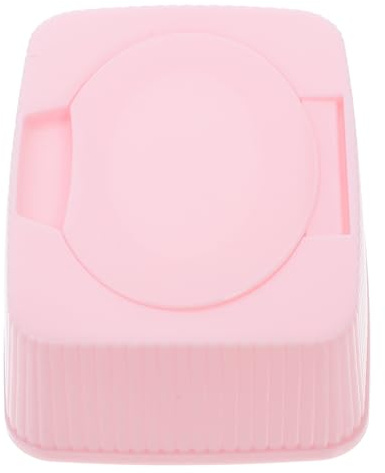 Vaguelly Feuchttücherbox aus Pp Rosa Staubdichte Aufbewahrungsbox mit Deckel und Zugöffnung für Babywipes Badezimmer und Kinderzimmer