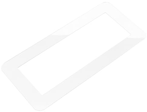 jojofuny Protector de Tomacorrientes Autoadhesivo de Acrílico Transparente, Tapa para Interruptor de Luz 3 Posiciones 260x86 Mm, Placa de Pared sin Tornillos para Enchufe Eléctrico,