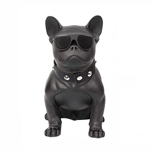Vendopolis Altavoces PORTATILES Bluetooth Bulldog Altavoz FM Radio USB TF Card MP3 con MICROFONO Karaoke (Negro)
