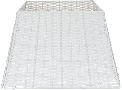 FiNeWaY Christmas Tree Wicker Skirt Willow Rattan Xmas Festive Wicker Stand Base Basket Cover Perfect for Indoor Use Tidy Decor Folds For Easy Storage (White)