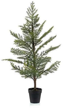 artplants.de Sapin d'intérieur Artificiel TAUSTE, 95cm - Arbre de Noël/Faux Sapin