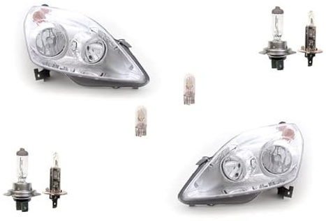 Johns, Scheinwerfer Halogen passend für Opel Zafira B 02/08- mit Leuc. Set Links Rechts