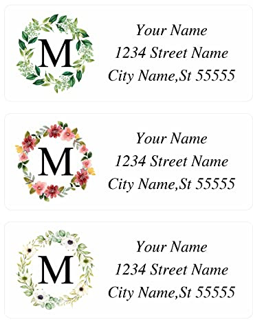 Custom Address Labels - Personalized Address Labels, Return Address Labels with Strong Adhesion, Can Be Used for Cardboard, Paper, Plastic, Glass, Metal (2.6x1 Inch, Set of 100)