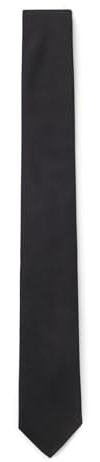 BOSS Herren H-TIE 6 CM In Italien gefertigte Krawatte aus reinem Seiden-Jacquard Schwarz Stck