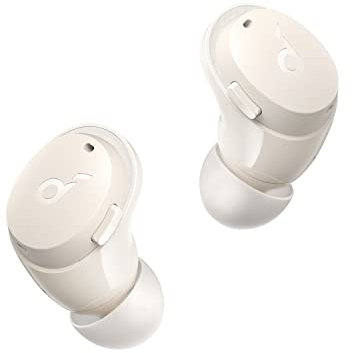 soundcore by Anker A3i Noise Cancelling Earbuds, Intense Bass, Hybrid ANC, Calls with 4 Microphones and AI Quick Charge Mode, Bluetooth 5.2, 22 Individual EQ (White) (Refurbished)