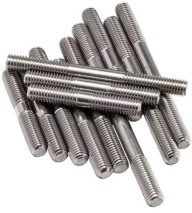 SYDARSYN Barre Filettate a Doppia Estremità in Acciaio Inox 304 Doppio Estremità Filettato Perno Vite Bullone M8x45mm (5 Pezzi)