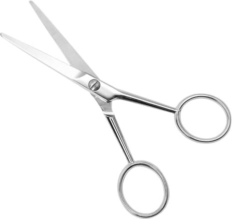 minkissy Herren-pflegeschere Bartschneideschere Präzisionsschnitt Edelstahl