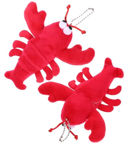 VICASKY 3stücke Kuscheltier Krabbenanhänger Aus Plüsch Rotes Design Süßes Spielzeug Kreative Dekoration Für Partys Und Zuhause Für Erwachsene Und Geeignet