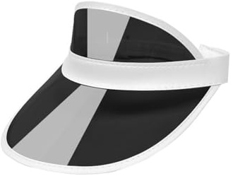 Bismaa Unisex Womens 80s Neon Sun Visor - Adults Retro Golf Visor Hat for Sports Fancy Dress UK