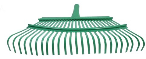 NUOBESTY Rastrillo De Hierba Rastrillos De Hojas para Césped Rastrillo De Hojas De Servicio Pesado Rastrillo para Jardinería Rastrillos para Césped Rastrillos para Jardineria Verde Acero