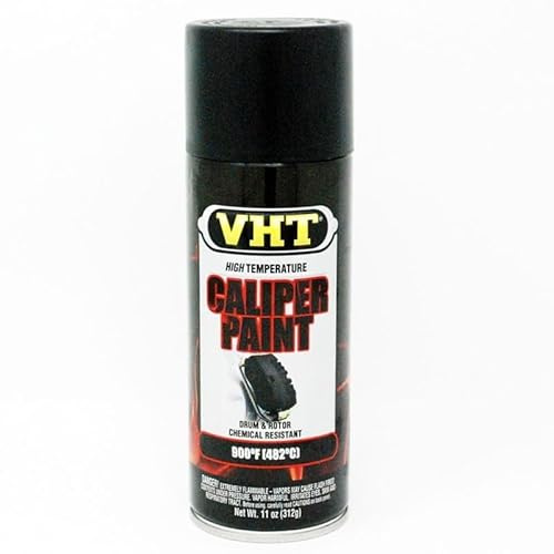 FROST High Temperature Caliper Paint 312g – Satin Black, Heat Resistant up to 482°C | Chemical-Resistant Coating for Brake Calipers, Rotors & Automotive Brake Components