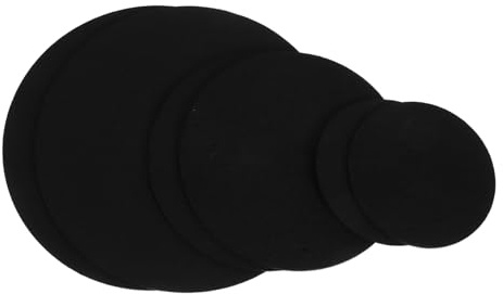Parliky 6 pièces Lot de Dessous Plantes Feutre Double Face Absorbants et Antidérapants Tapis Ronds pour Boissons et Pots Protection Intérieure et Extérieure Polyvalente