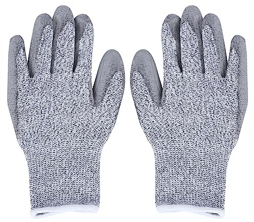 outdoorm Guanti di protezione antitaglio antiolio con rivestimento in PU HPPE fabbriche di macchinari per la lavorazione del legno
