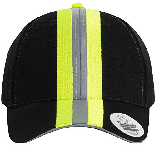 FIRE & FIGHT Streetwear Basecap Feuerwehr & Rettungsdienst Reflexstreifen Design | Farbe schwarz