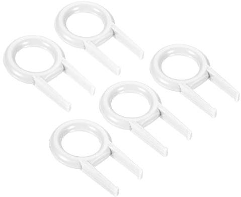 PATIKIL Keycap Puller Switch Remover, 5 Pack DIY Tool Fixing Keyboard Plastic for Mechanical Keyboard, White