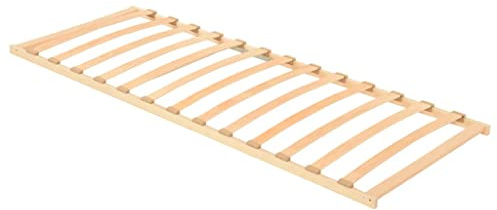 vidaXL Lattenrost mit 13 Latten Rolllattenrost Rollrost Holzlatten Bettrost Lattenrahmen Holzlattenrost Matratzenrost Latten Rost 70x200cm
