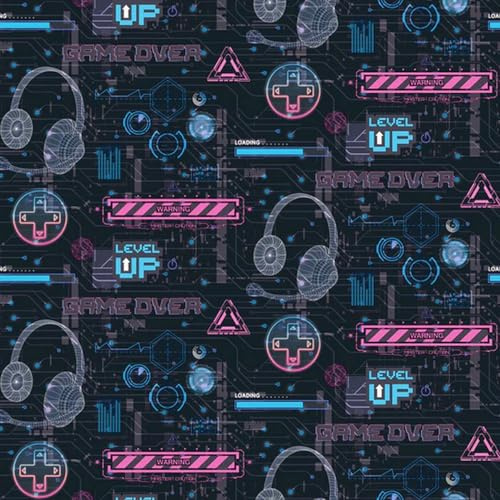 Arthouse Gamer Pink Wallpaper 925107 - Childrens Kids Gaming Glitch