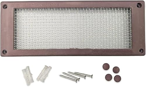 Moustiquaire anti-parasites pour brique à air – Protection contre les souris et les insectes – Maille d'acier inoxydable – Barrière d'aération anti-rongeurs et insectes (lot de 1)