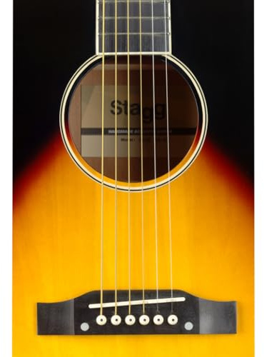Stagg Slope Shoulder Dreadnought-Gitarre, Sunburst