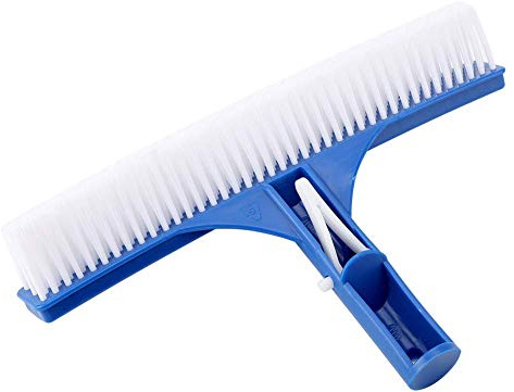 Pool & Spa Reinigungsbürste 25,3cm, Poolbürste aus Kunststoff mit Hochdichte Elastische Harte Borsten, Pool Bürste Für Thermalbecken, Spas und kleine Schwimmbecken