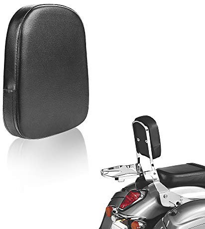 Cojín de Cuero para el Respaldo Trasero, PSLER Almohadilla Universal para el Respaldo del Portaequipaje de la Barra de la Moto, Adecuada para la Mayoría de los Modelos de Motocicletas(Tipo B)