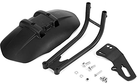 Weikeya Paraspruzzi, Resistenza agli Urti ABS + Acciaio Inossidabile Resistenza all'Usura Parafango della Ruota Posteriore per Moto,portatarga alla ruota moto,altro