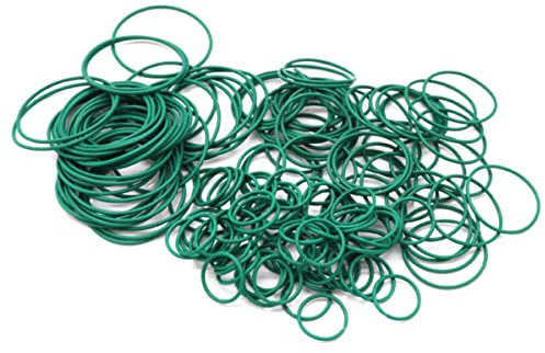 10 Stück CS 1 mm Außendurchmesser 4 ~ 50 mm Grün FKM Fluorkautschuk O-Ring Dichtungsdichtung Isolierung Öl Hohe Temperaturbeständigkeit Grün Außendurchmesser 8 mm ID 6 mm, Grün, 1,0 mm