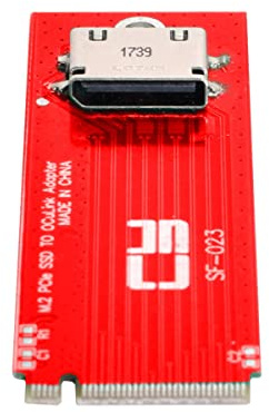 CY Adapter PCI-E 4.0 M.2 M-Key auf Oculink SFF-8612 SFF-8611 Host Adapter für PCIe Nvme SSD 2260