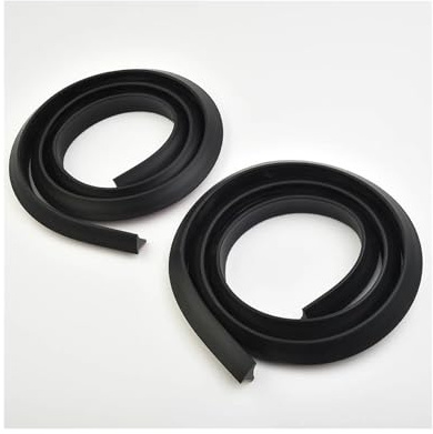 FIXCOR 2 Uds Extensión Moldura Bengalas Borde Tira Universal Rueda Coche Ceja Arco Embellecedor Tira Labios Guardabarros 1,5 M