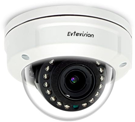Evtevision 1080P Cámara de Vigilancia Exterior/Interior HD 2MP CCTV AHD/TVI/CVI/CVBS Cámara en Domo,Objetivo varifocal de 2,7-13,5mm 15M IR Visión Nocturna, para Kit de Cámaras Seguridad