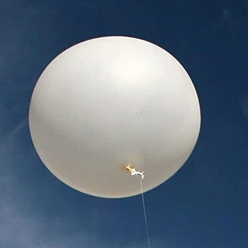 Hwoyee Professional Weather Balloon for Meteorological Purposes Aerial Video Holiday Party Decoration Entertainment Toys Huge Balloons (500g/500cm)