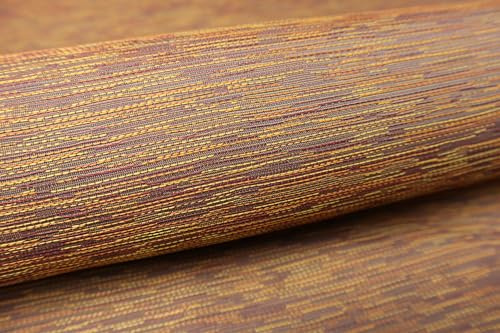 Möbelstoff Bezugsstoff Polsterstoff mehrfarbig Dekostoff Kopfkissenbezug Stoff Vorhangstoff Gardinenstoff Sofa Couch Stuhl Sessel Eckbank schwerentflammbar zum nähen (Lila/Gelb/Orange)