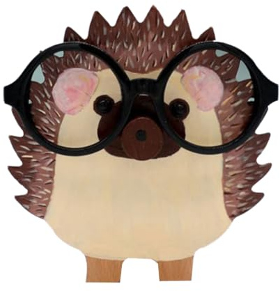FOLODA Portaocchiali a forma di animale carino sculture in legno per occhiali da sole scaffale espositore per occhiali da vista supporto gioielli vetrina