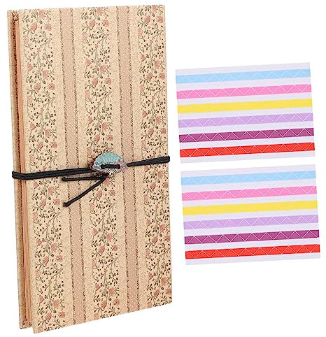 Cabilock Faltbares Fotoalbum Handgefertigtes Scrapbook Mit Retro-cover Für Kreative Gestaltung Für Reisen Hochzeiten Familienfotos Und Mehr Sicheres Material Individuell Anpassbar Für