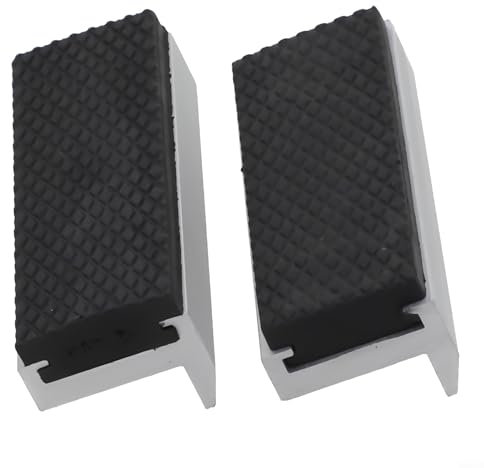 Magnetic Protective Cover for Bench Vise 3-8 Jaws Aluminium Alloy Rubber Soft Jaw Clamp Pads Vice Protection Strip(3 in/75mm)