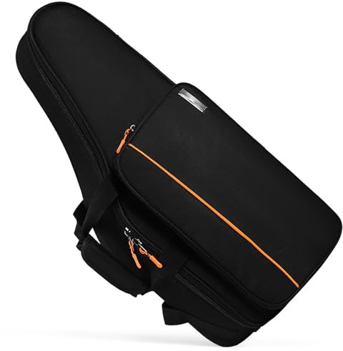 VICASKY Saxophontasche Altsaxophon Rucksack Stoßfest Oxford Gewebe Verdickt mit Doppeltragegurten für Musikunterricht Konzert Transport