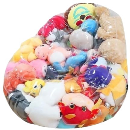 Copertura per riporre il sacco a saco in PVC - Sedia impermeabile vuota 70x80x53 cm, organizer trasparente per giocattoli, sacco spazioso | Custodia in peluche per ragazze, ragazzi, bambini, adolesce