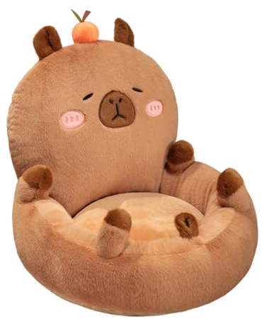 Opilroyn Cojín Capybara | Lindo Respaldo de Felpa y Asiento para sillas | Sofá y Cojines de Piso,para Mujeres Y Niñas para Uso En Casa Silla De Oficina En El Dormitorio Y como Habitación