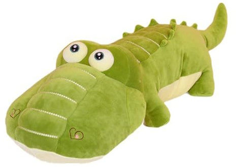 Xiyocadt Krokodil Kuscheltier, Groß Krokodil Stofftier, Riesen Kuscheltier, Krokodilkissen Plüschtier, Plüschtiere Kinder, für Junge Mädchen Geschenk (40 cm)