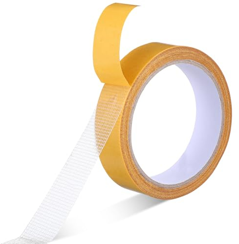 Bruislard Saumband Selbstklebend, 2.5cm x9m Doppelseitiges Stoffband | Saumbands für Stoff ohne Nähen Bügeln, Saumband zum aufbügeln, Starkes Klebeband für Teppiche, Kleidung, Vorhänge, Leder