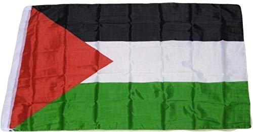 R&F srls Bandiera Palestina PALESTINESE Tessuto Misura Standard 90 X 150 cm
