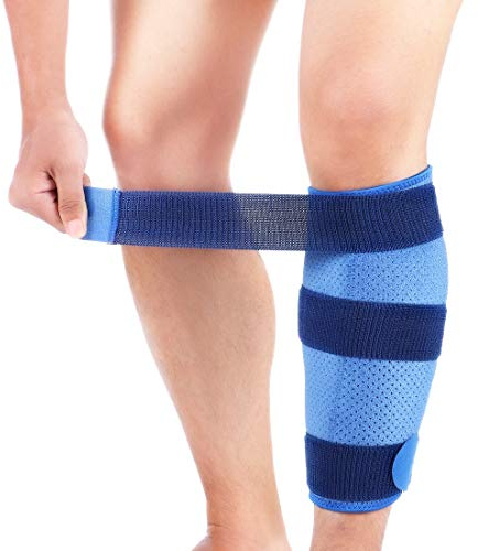 Waden Kompressionsbandage, Wadenbandage Verstellbare Neopren Unterschenkelbandage Unterstützung für Männer zerrissene Muskel, Reduziert Schwellungen, Bein Schmerzen, Krampfadern, Männer und Frauen