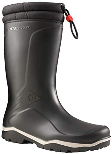 Dunlop Boots Thermostiefel Blizzard Wintergummistiefel für Damen und Herren (41 EU, schwarz)