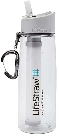 LifeStraw Go Water Bottle with Filter; 22oz; Clear