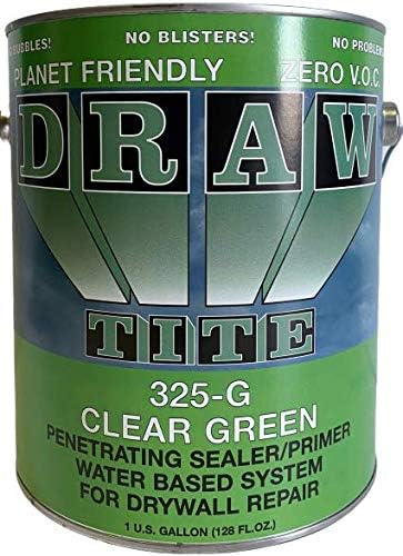 DRAWTITE Drywall Primer & Drywall Sealer, Drywall Repair, Wallpaper Repair (Zero VOC) 1 GALLON